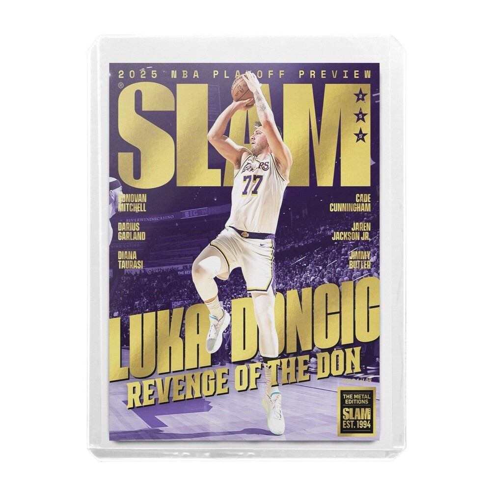 Luka Doncic Los Angeles Lakers Slam Rare SP Glossy Trading Card 918 Customs